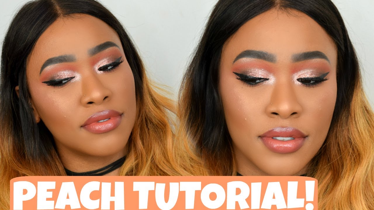 Chocolate & Peaches Palette: Summer Peach Look