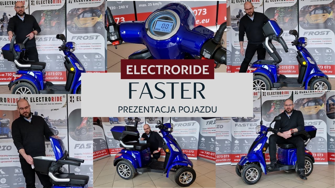 ELECTRORIDE FASTER - czterokołowy pojazd elektryczny
