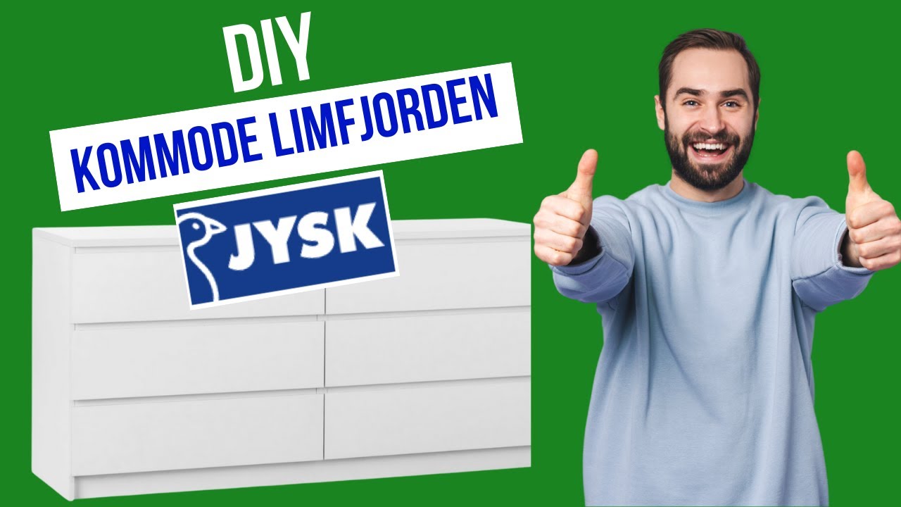 8.36 | Samling/Assemble #JYSK: Kommode #LIMFJORDEN 3+3 skuffer hvid | CHEST OF DRAWERS 3+3 white