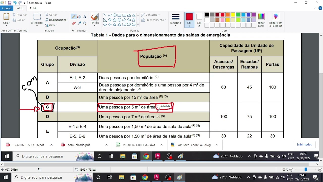 AULA 5  - CALCULO DE POPULAÇÃO E SAÍDAS DE EMERG PELA IT-11/19 SP