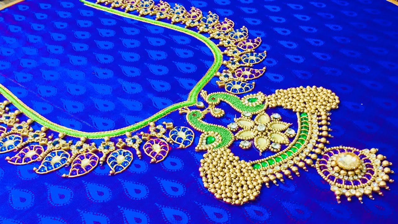 Grand kundan embroidery