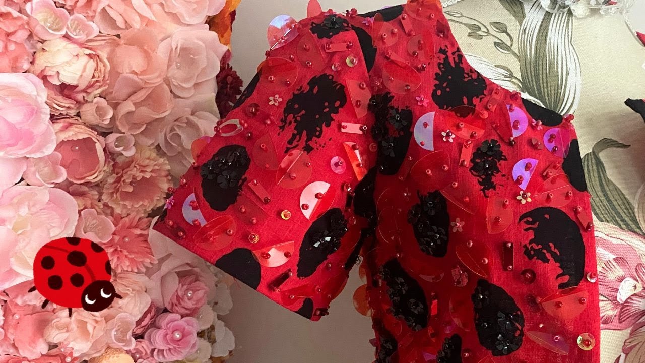🐞 Я сшила куртку в виде божьей коровки