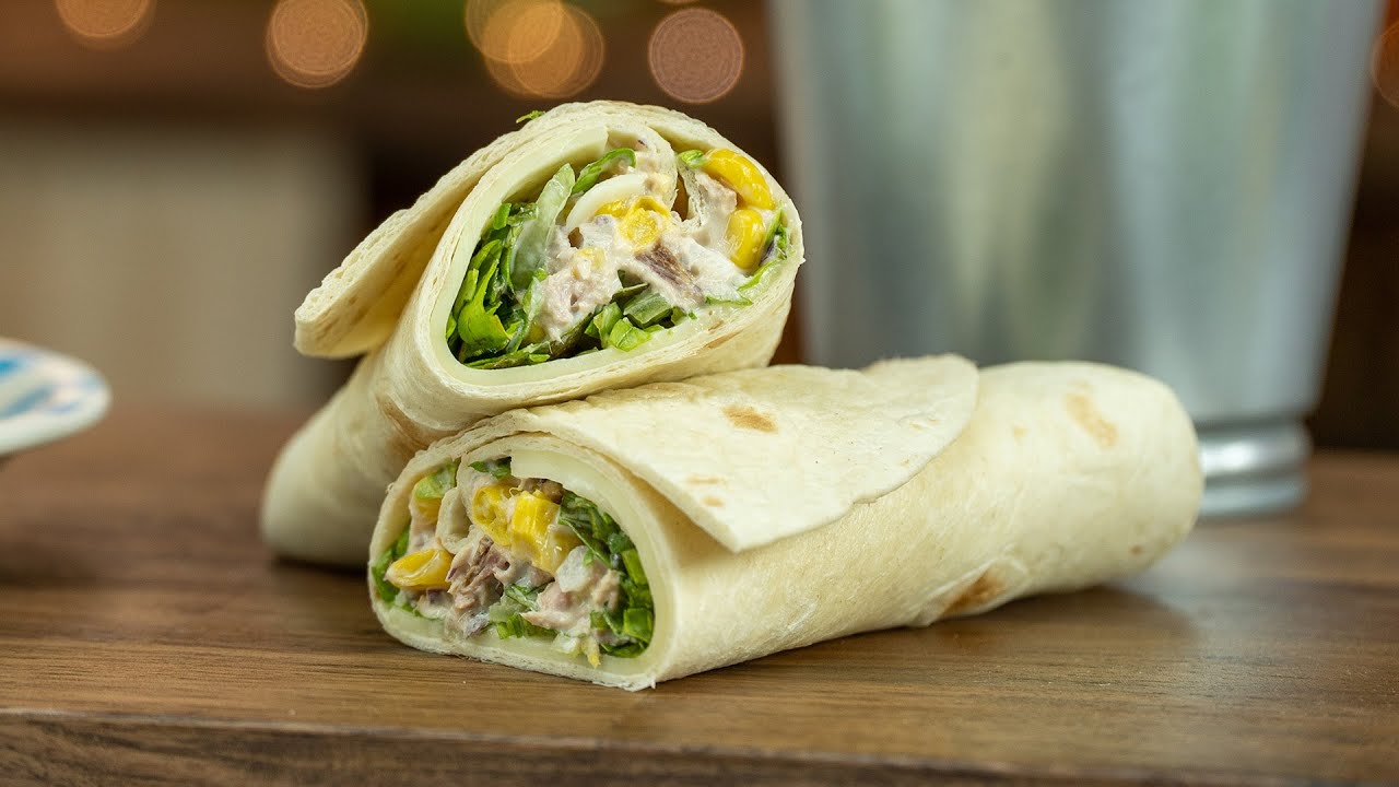 FÁCIL, RÁPIDO E DELICIOSO, WRAPS DE ATUM!