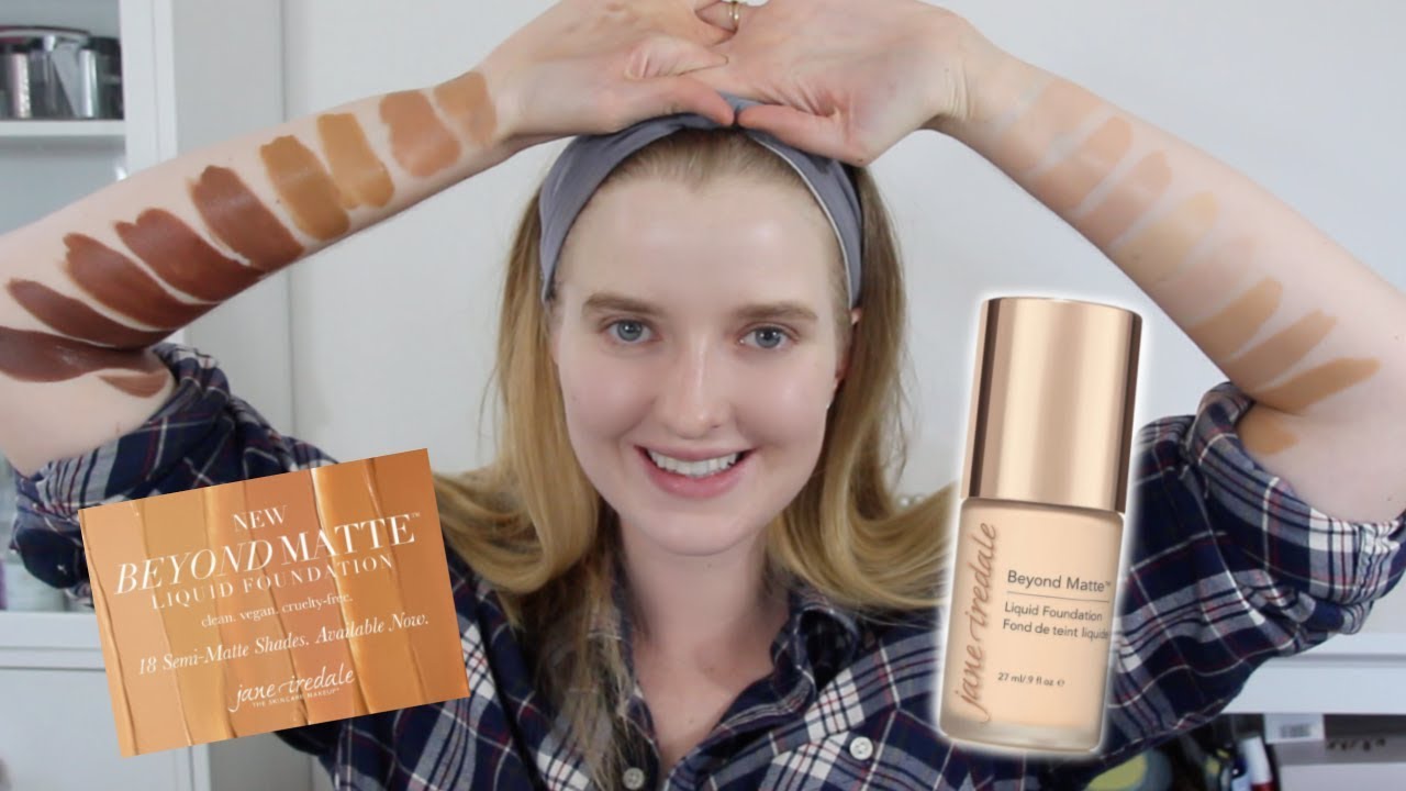 Jane Iredale Beyond Matte Foundation Swatches and Review