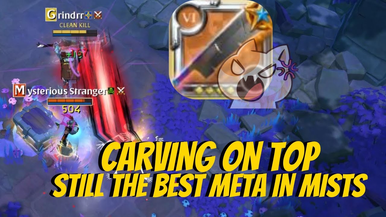 I went on RAMPAGE with this AWAKENED CARVING SWORD | VOICE COMMENTARY | PVP GUIDE | ALBION ONLINE