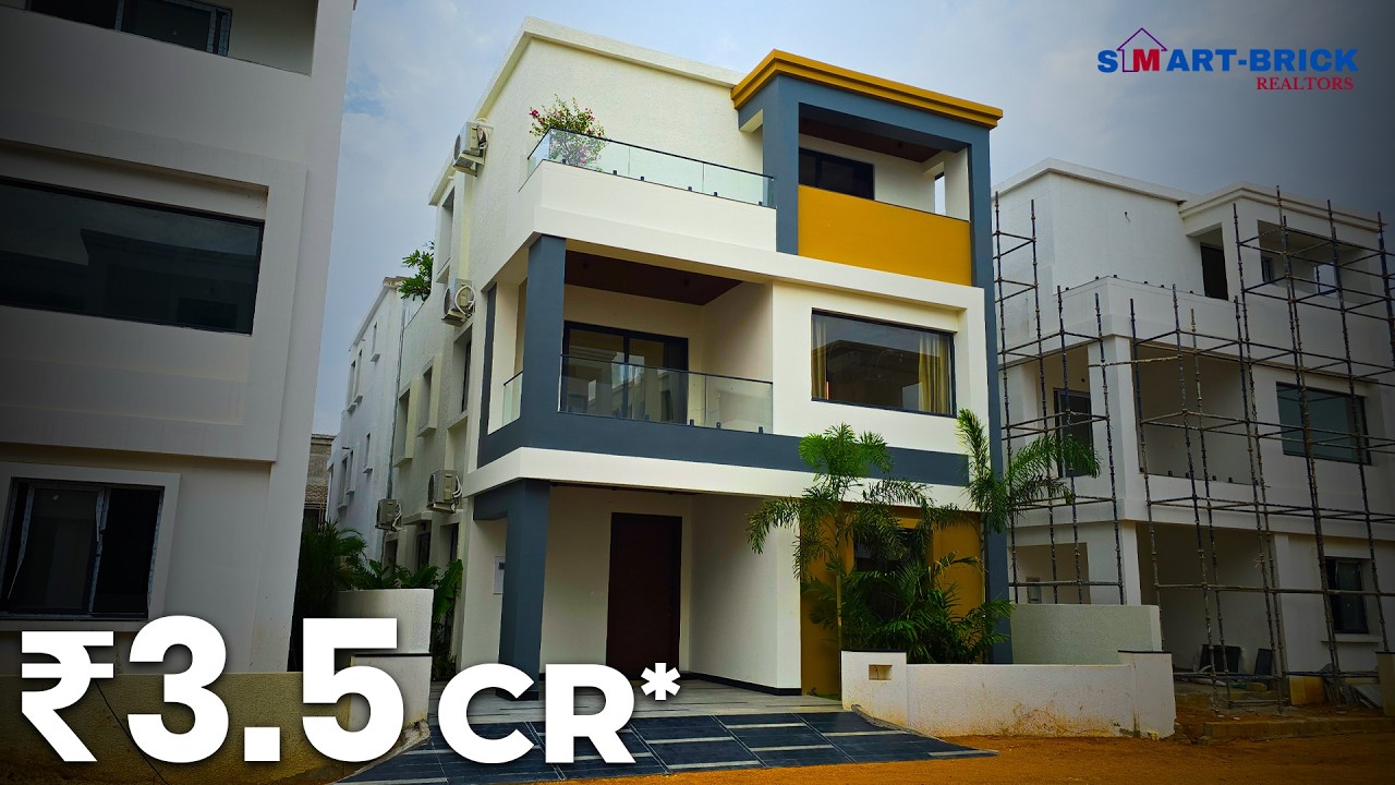 Vijayakalpa Kshetra Villa Tour: ₹3.5 Cr in Tukkuguda  Hyderabad Full Tour🏡| 4 BHK Villas For Sale
