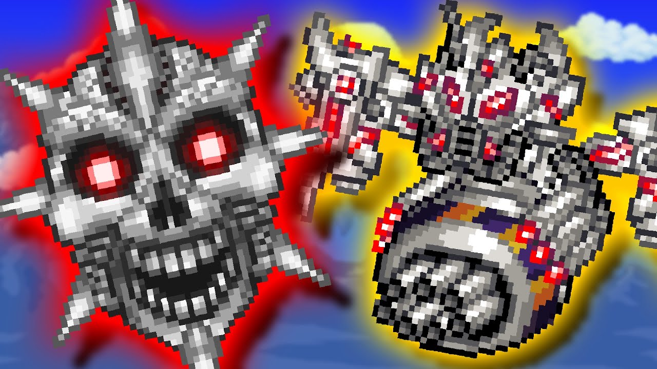 Какими должны были быть механические боссы в Terraria.