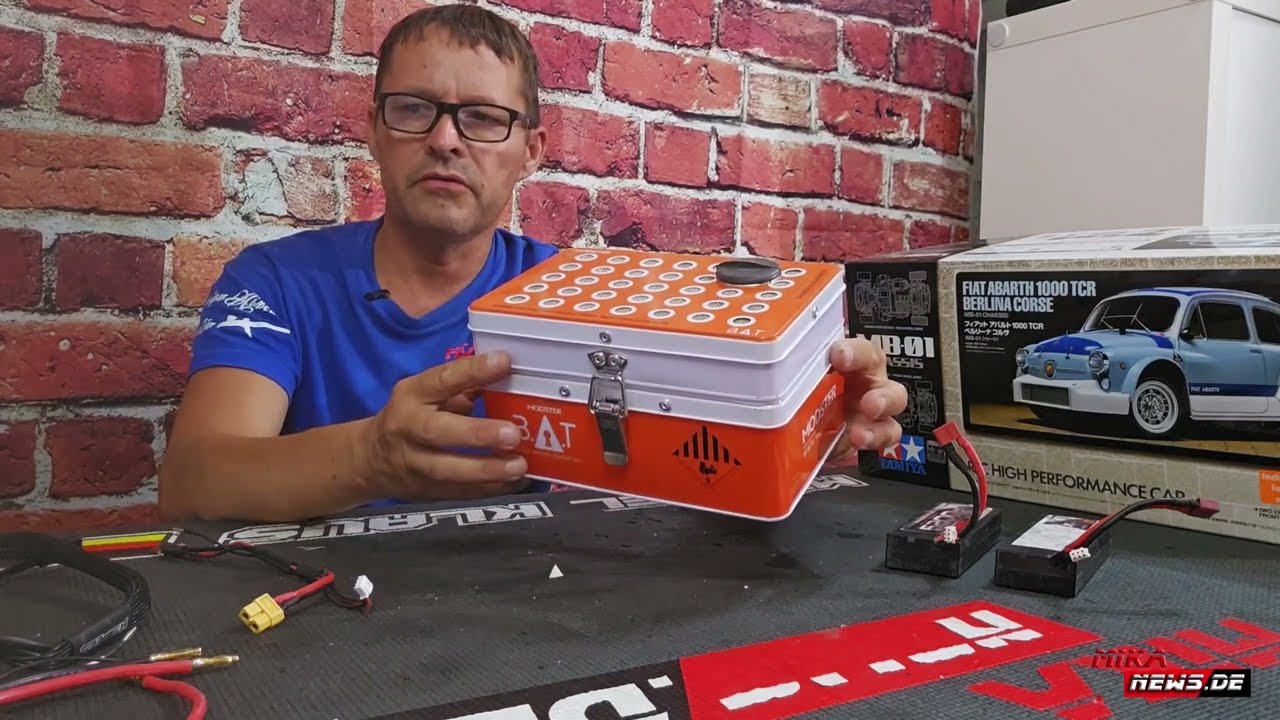 Lipo Akkus sicher Lagern, Laden, Transportieren...Brandfeste Lösung von Modster Bat Safe