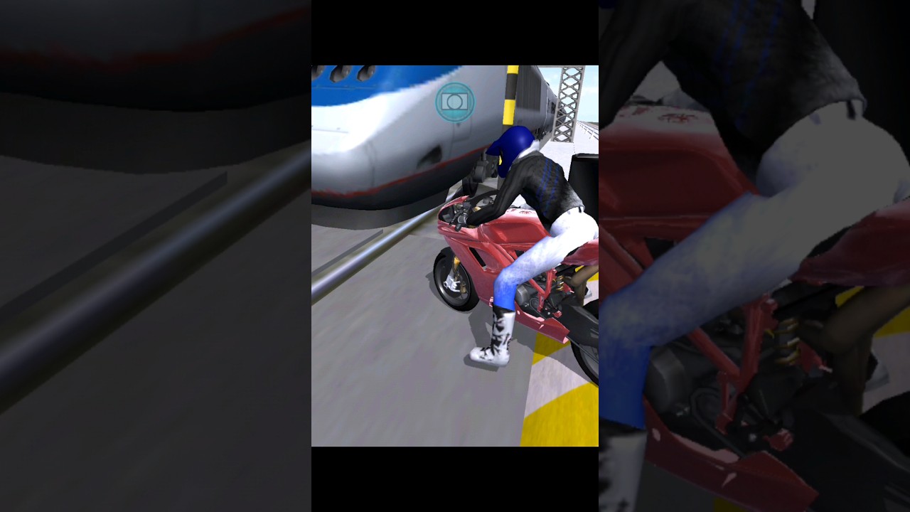 Bullet Train Crash Motorcycle#shorts#Android Gameplay# 3d Driving Class#NDN
