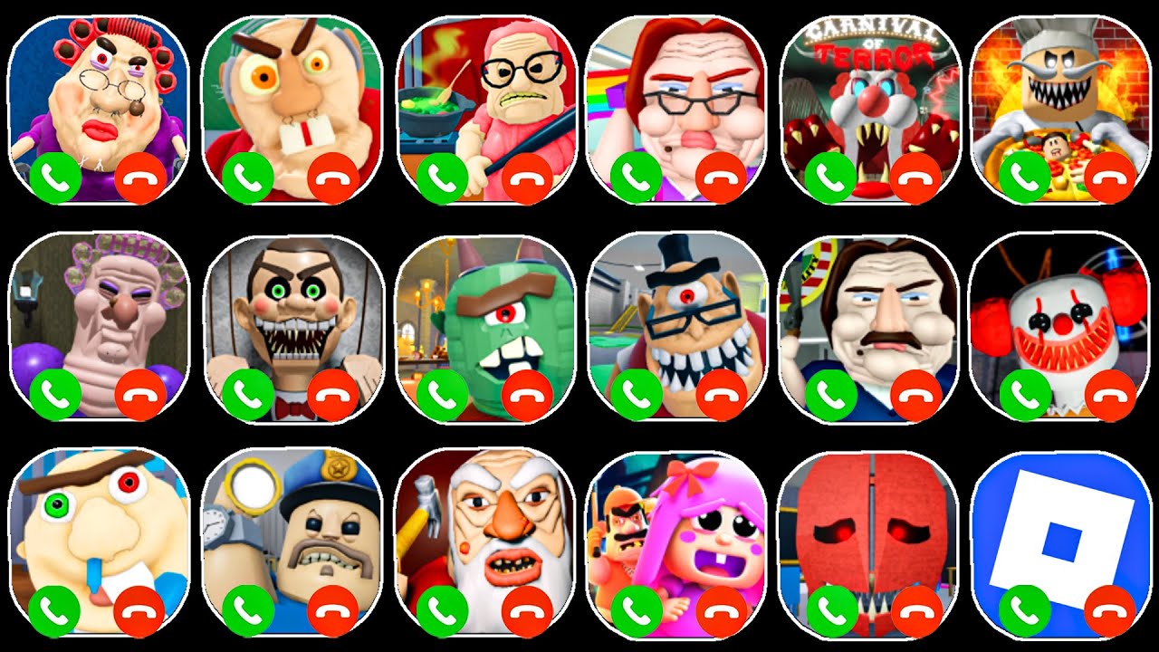 MR. CHICKEN’S RESTAURANT,GRUMPY GRANNY,Roblox,THE DENTAL HORROR,EPIC PRISON BREAKOUT,MISS BANANA’S