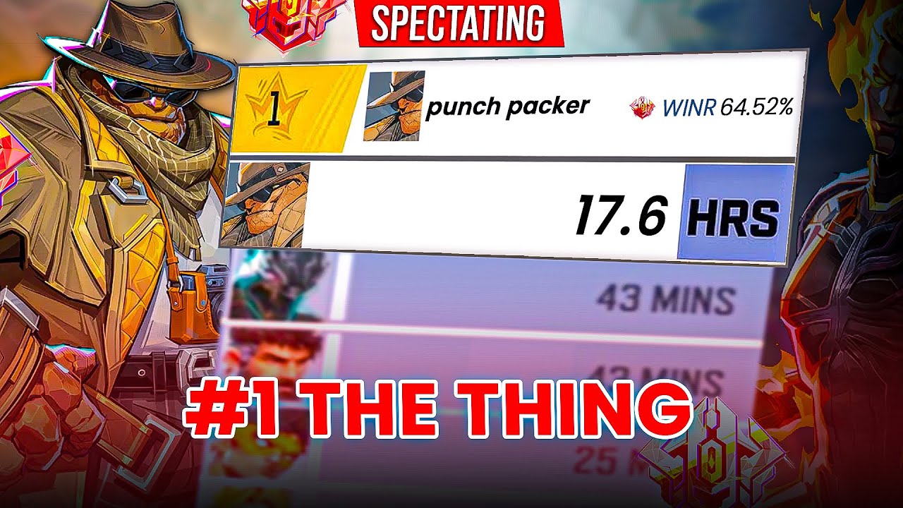 The Thing Is OP Spectating The #1 The Thing In Marvel Rivals | The Thing Gameplay