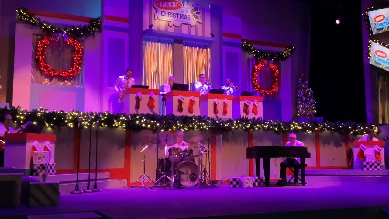 Kings island WinterFest Swingin' Into Christmas show Opening Night 2024
