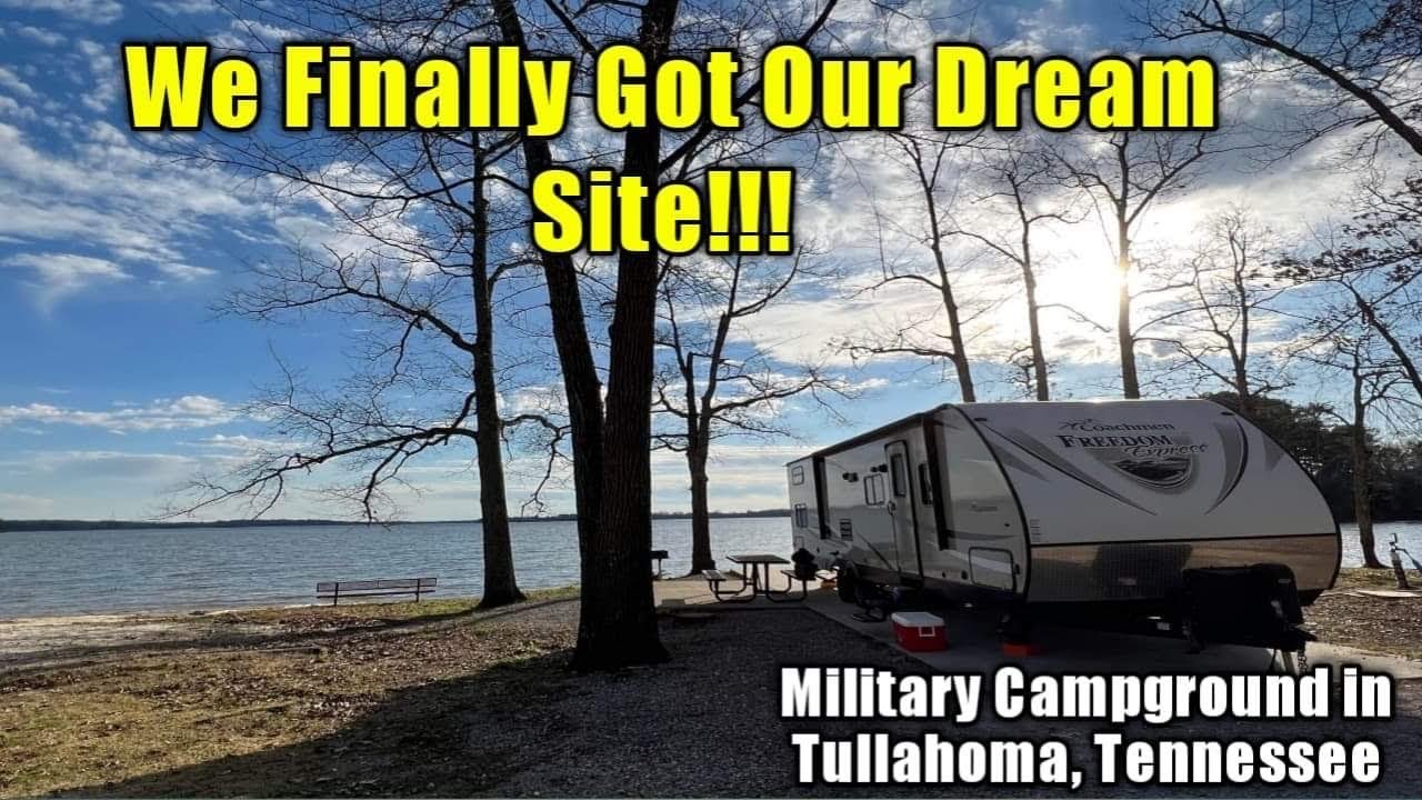 ARNOLD AFB FAMCAMP VIDEO TOUR | LAKE FRONT VIEW SITE | MILITARY CAMPGROUND IN TENNESSEE