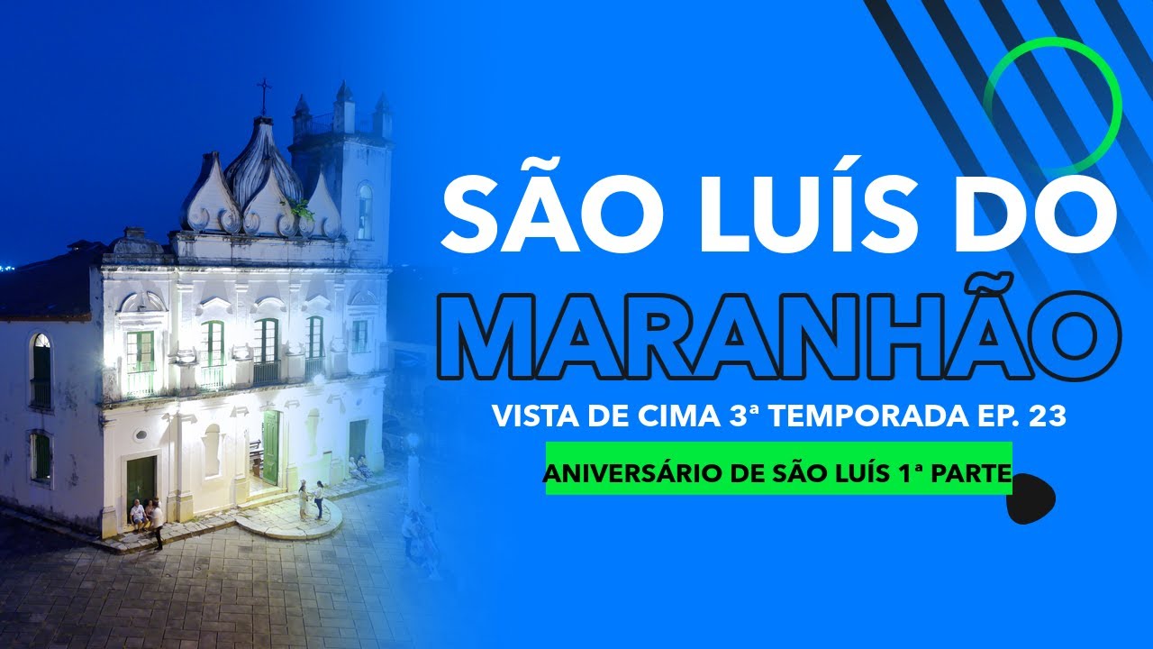 São Luís vista de cima. 3ª Temporada EP. 23 4K - Aniversário de São Luís, 413 anos. #saoluis413anos