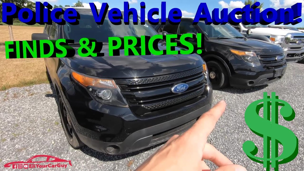 Government Vehicle Auction! Crown Victoria's, Taurus, Explorers + Trucks and Vans!