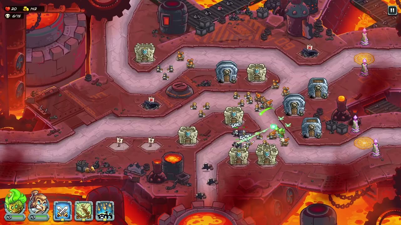 Kingdom Rush 5 Alliance Frantic Assembly Level 24 Campaign