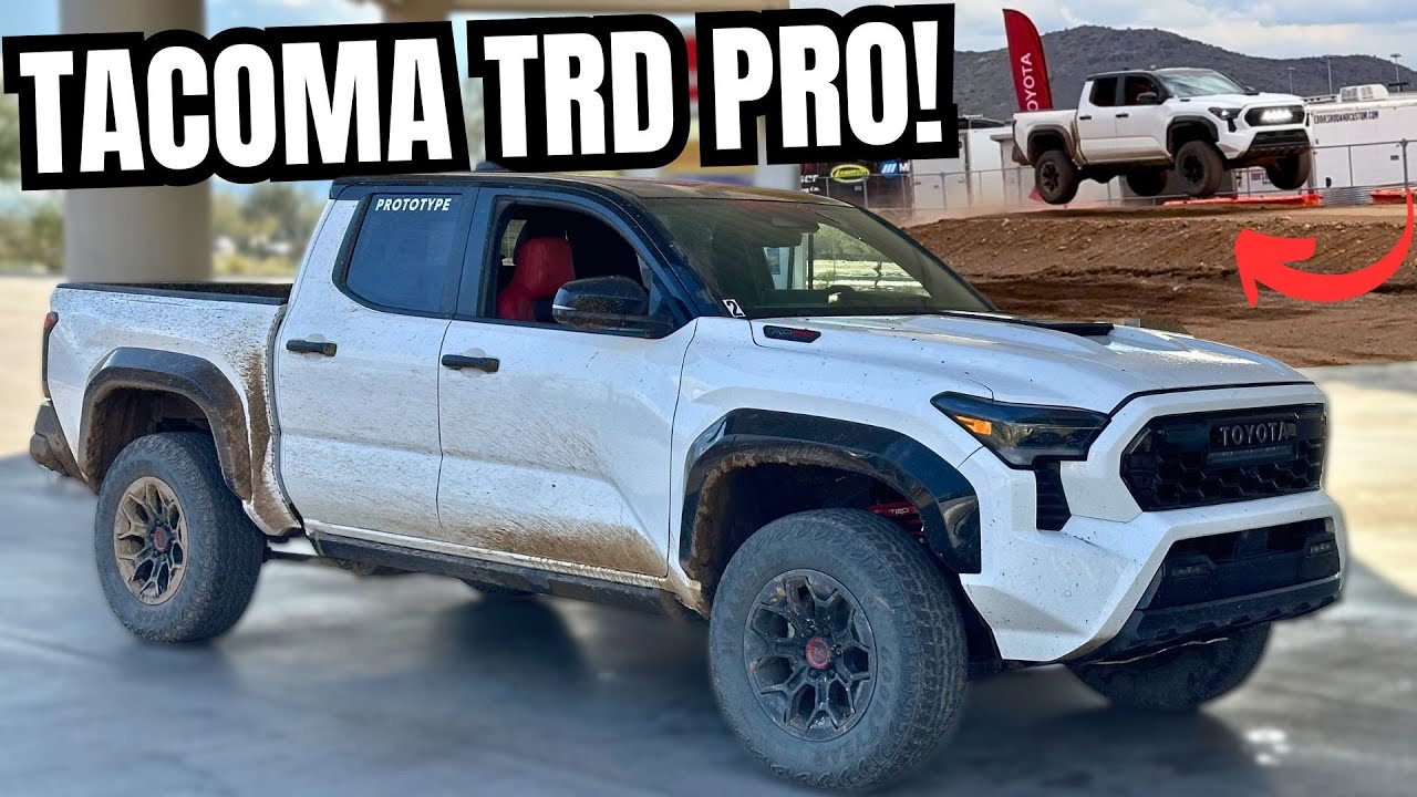 Прыгаем на совершенно новой Toyota Tacoma TRD Pro 2024 года!!!