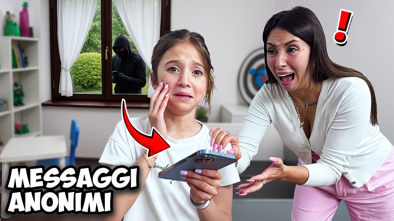FIGLIACHIARA RICEVE DEI MESSAGGI ANONIMI DA UN HATERS E SCOPRIAMO CHE CI SPIA DALLA FINESTRA!