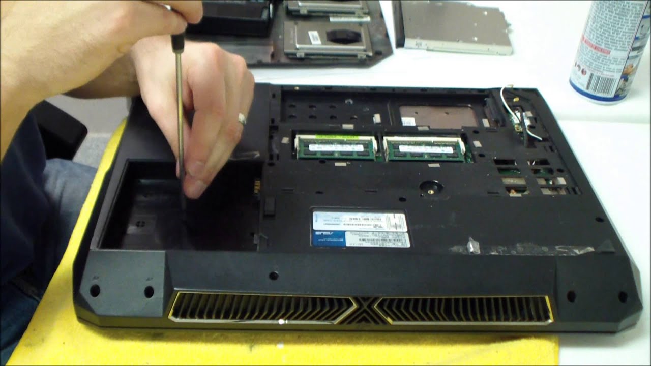 Asus G74S/SX-BBK7 AC DC Power Jack Repair