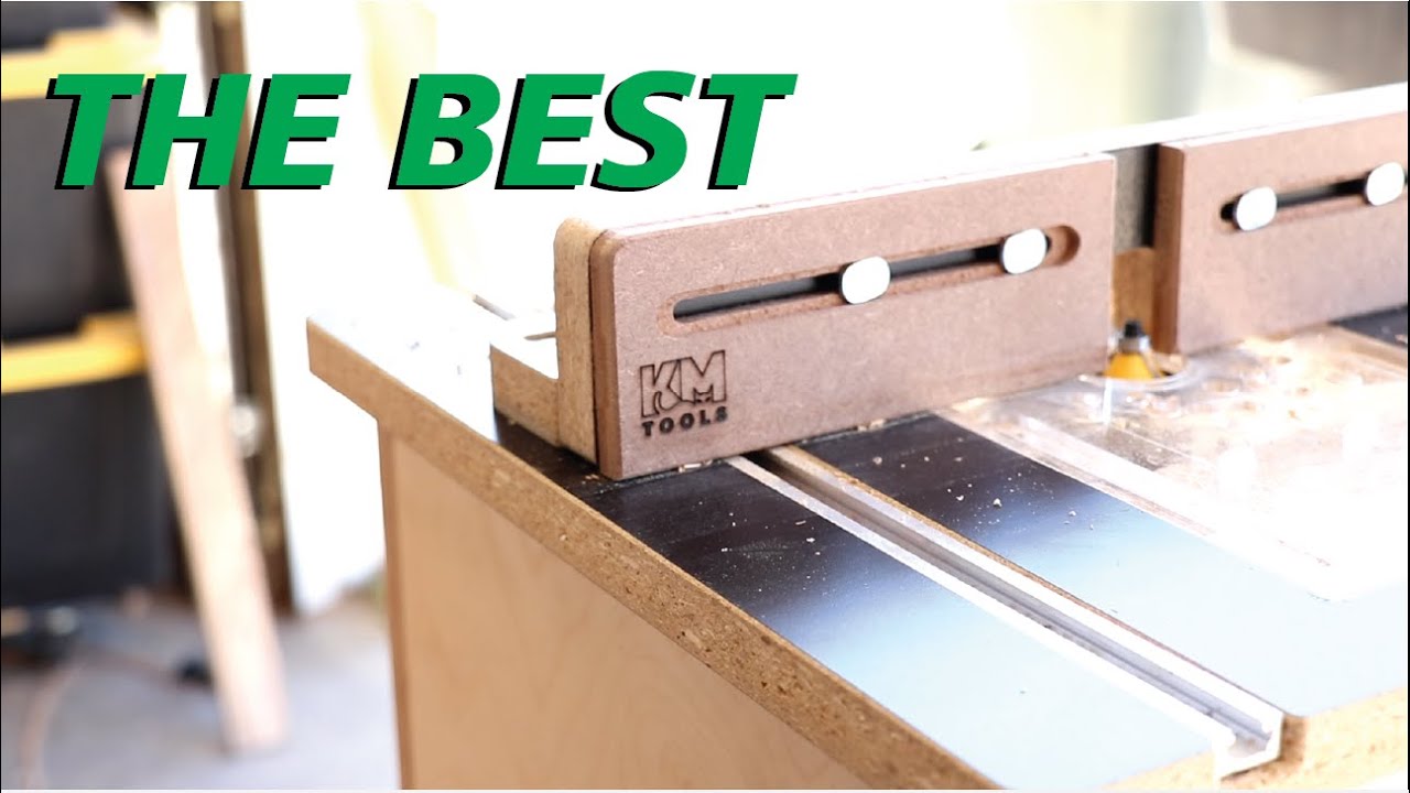 The BEST woodworking tool? KM Tools Benchtop Router Table and 3x3 Custom Trim Router Jig Review!
