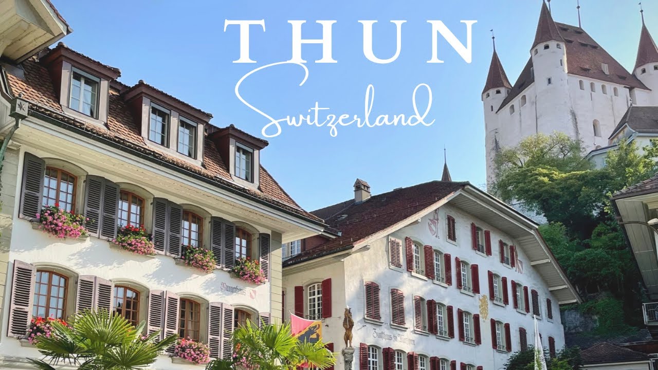 Castle and Saturday Market in THUN - the gateway to the Bernese Oberland