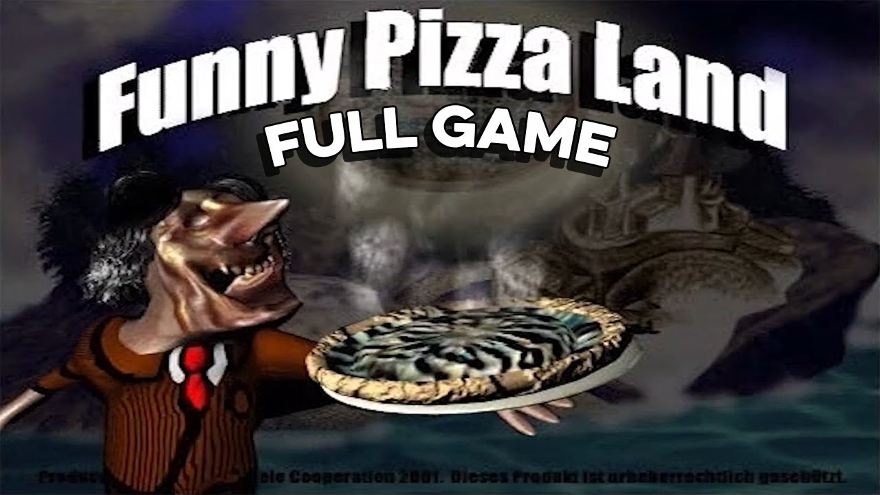 Funny Pizza Land 3D (PC 2002) - Full Game 1080p60 HD Walkthrough - No Commentary