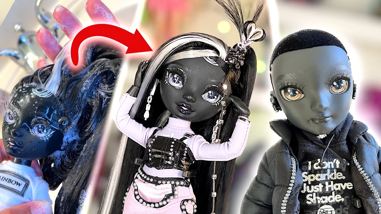 MY FIRST BOY DOLL! | Shadow High Rexx McQueen + Shanelle Onyx Restyle! 🖤 @RainbowHigh