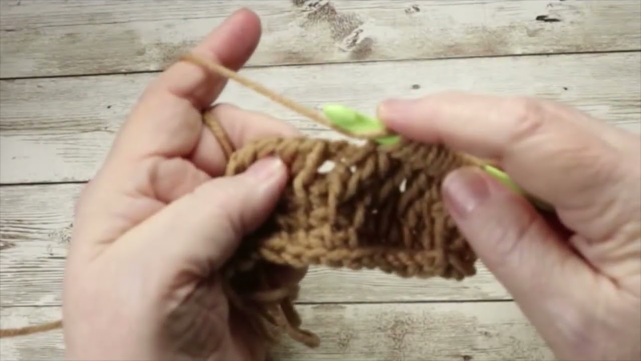 Tunisian Tuesday Righthanded Alpine Stitch