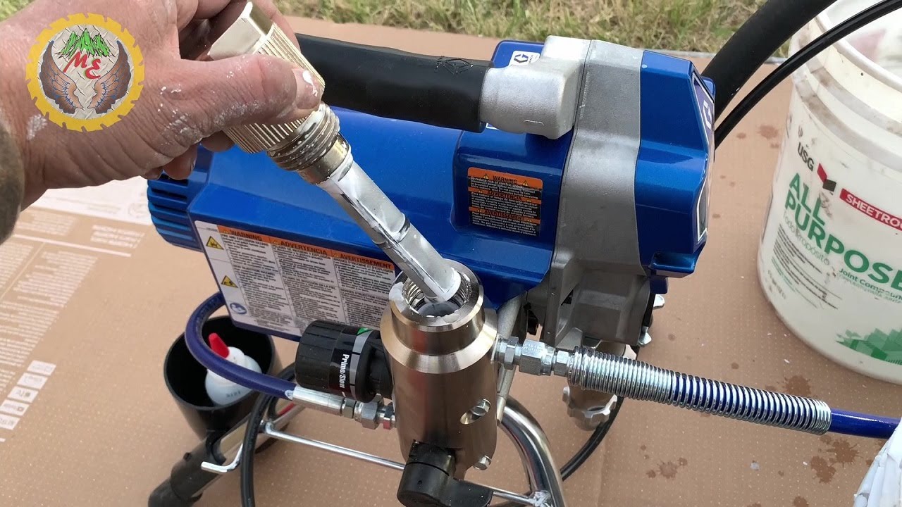 Como preparar tu rociadora de pintura para pintar por primera ves principiantes GRACO 390 PC