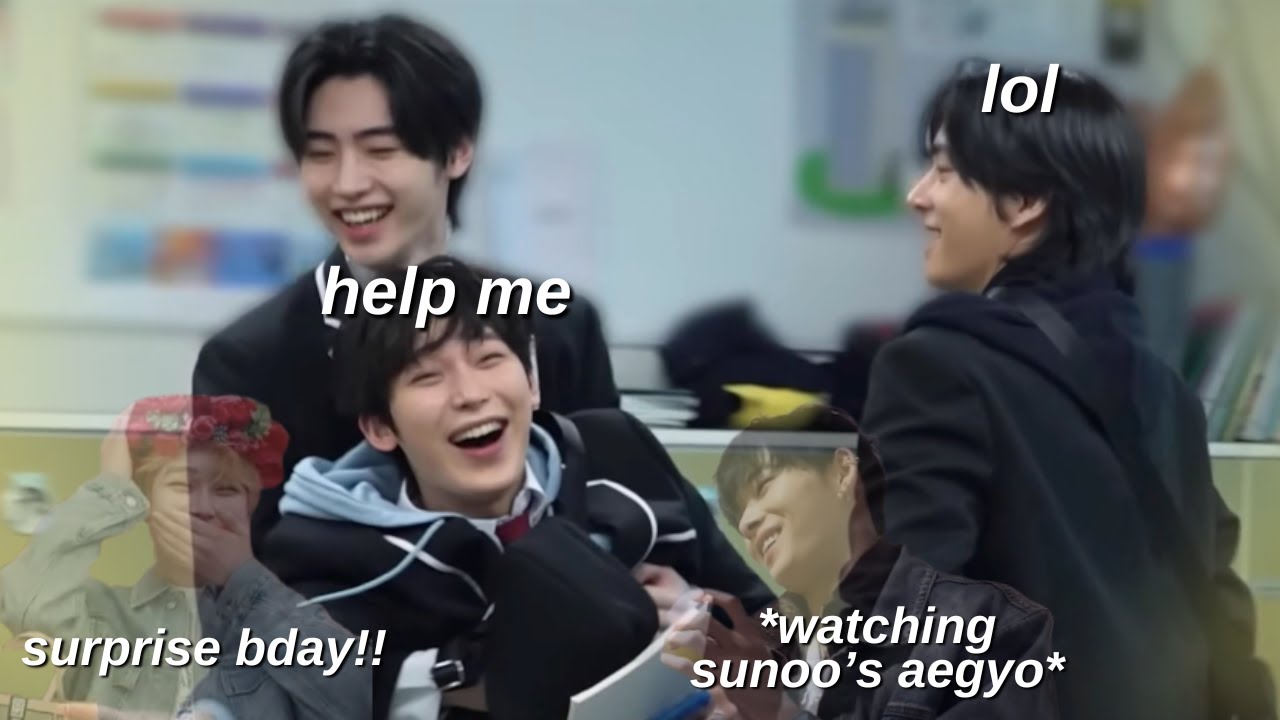 ENHYPEN being SUNOO'S biggest fans
