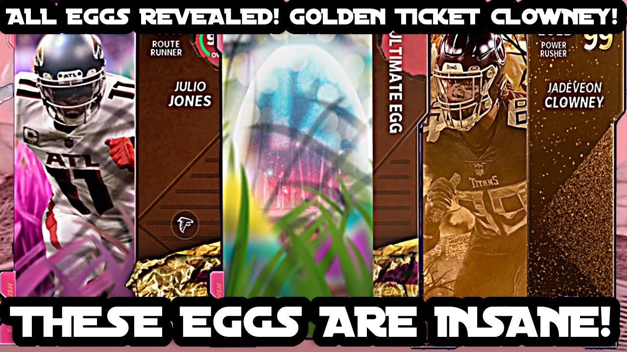 ALL EGGS REVEALED! GOLDEN TICKETS! EA DIDN&rsquo;T DISAPPOINT! MADDEN 21