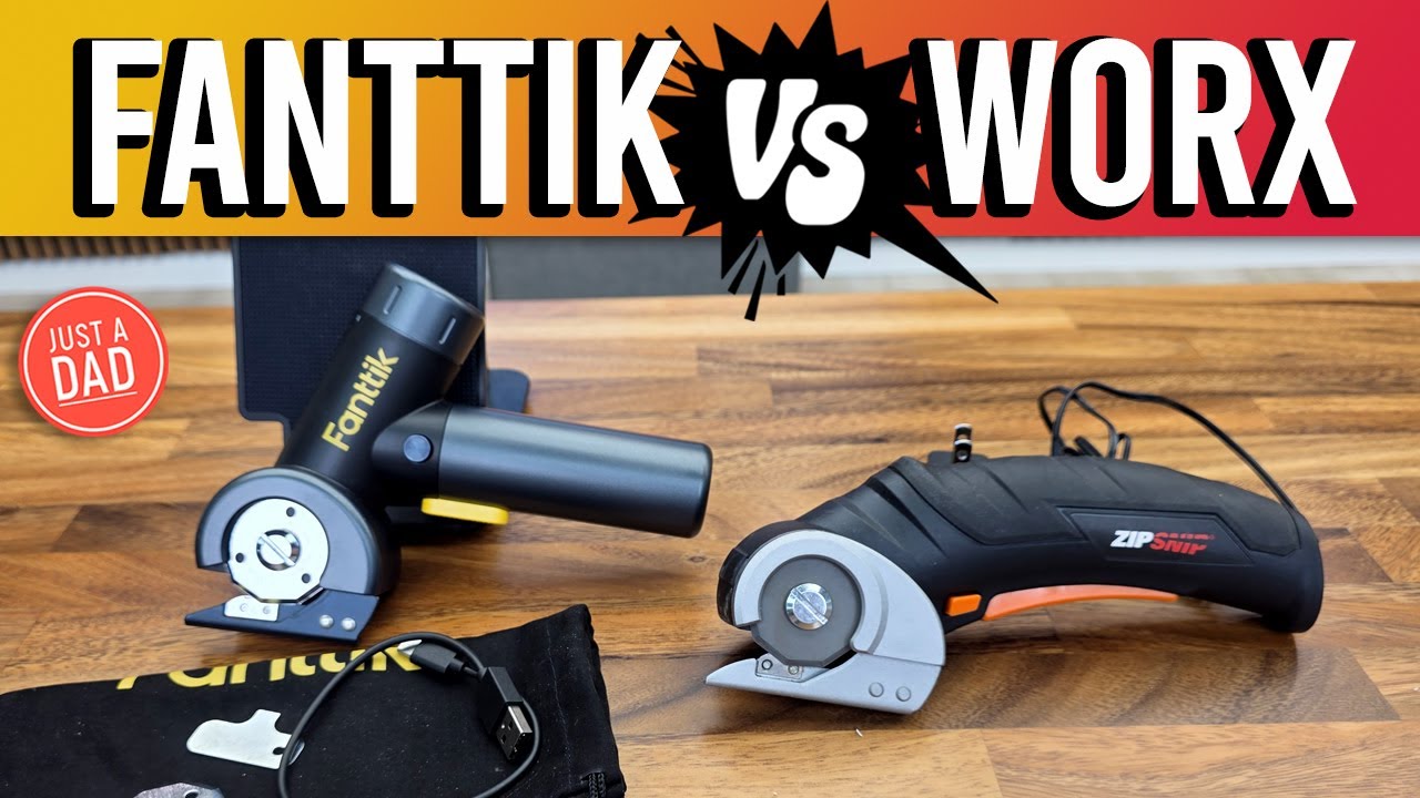 Fanttik C8 Nano vs Worx WX082L ZipSnip Cordless Electric Scissors