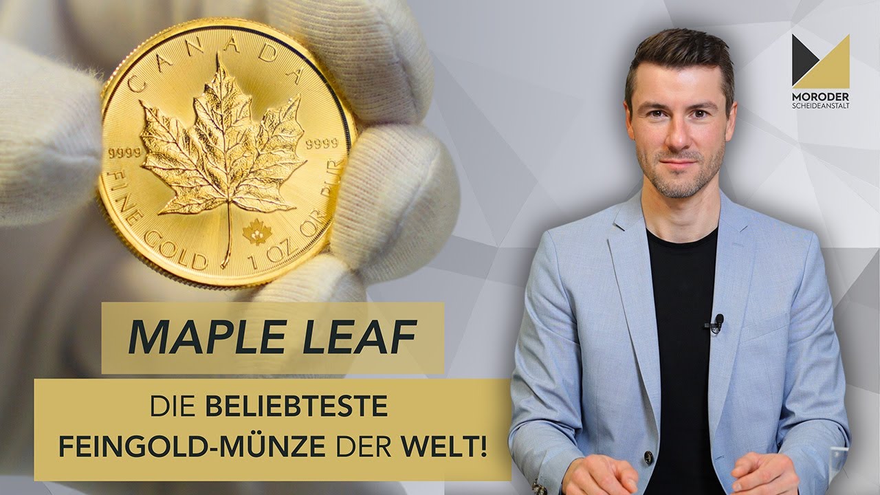 Goldm&uuml;nze Maple Leaf