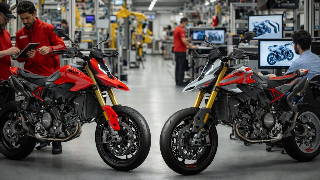 2026 Ducati Hypermotrad V2 and Hypermotard V2 SP | Forged to Dominate !