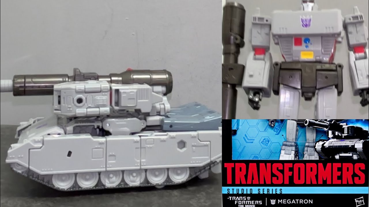 How to transform studio series 86 megatron. Transformers SS movie leader class figure tank to robot