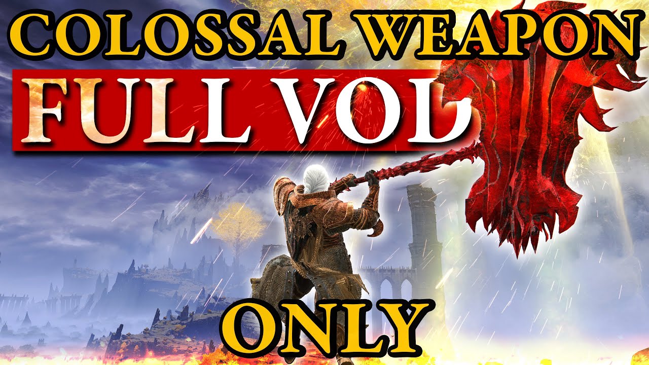 Elden Ring Colossal WEAPON Only Full Run! [1/2]