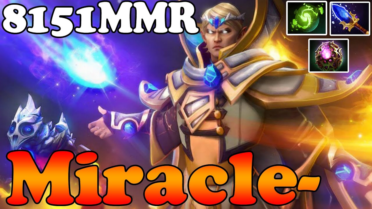 Dota 2 - Miracle- 8151MMR TOP 1 MMR in the World Plays Invoker vol 14 - Ranked Match Gameplay
