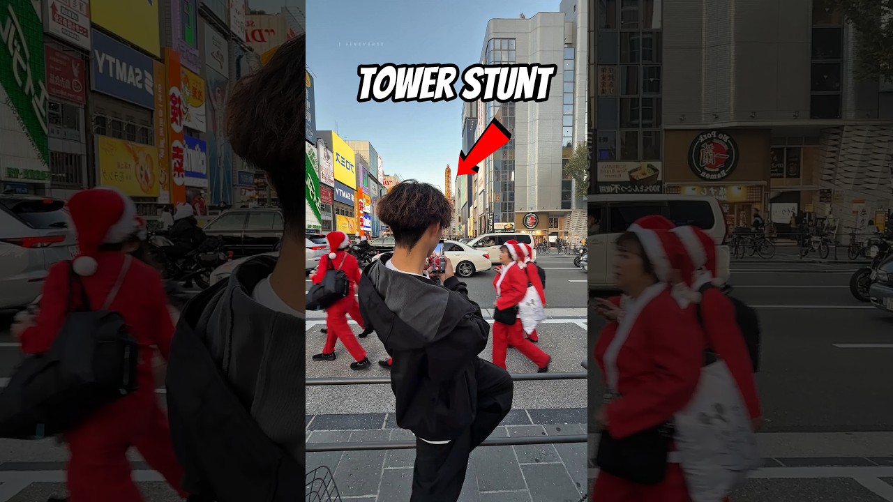 Tower Stunt 😱