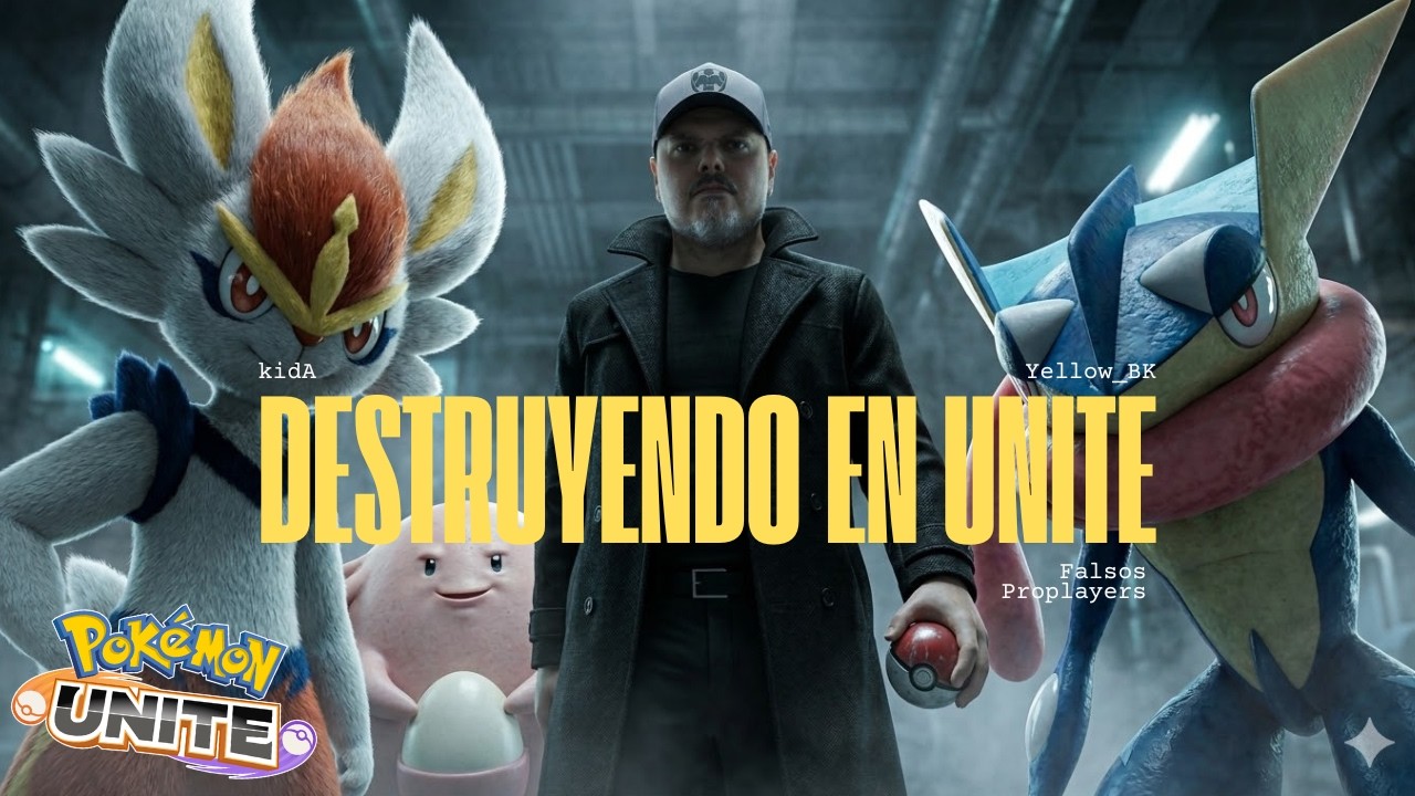Destruye con Greninja | Pokémon Unite | Caos, risas y falsos ProPlayers