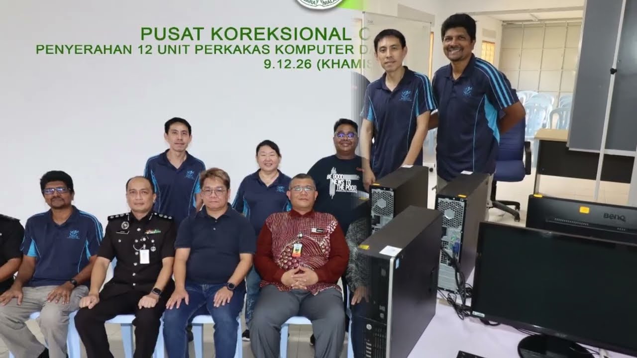 PC Lab Pilot Education Project at Pusat Koreksional Chenderiang (PKC) in Perak on 9th April 2026.