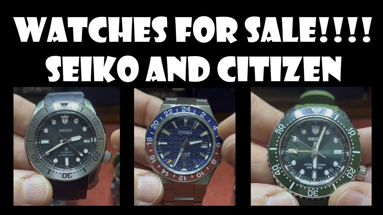 Watches for Sale - Seiko, Citizen