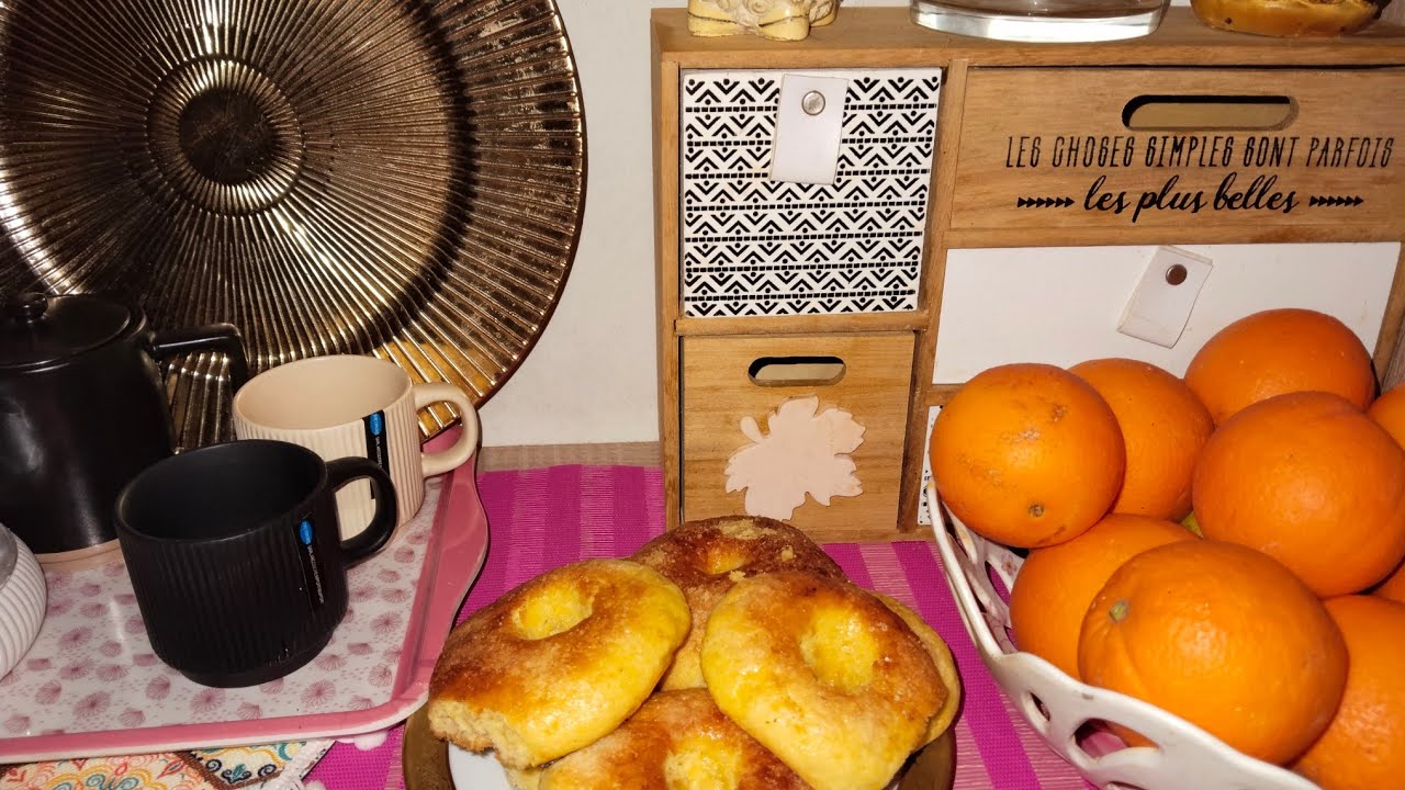حلوة جافة بالبرتقال🍊اسهل وصفة للحلوي