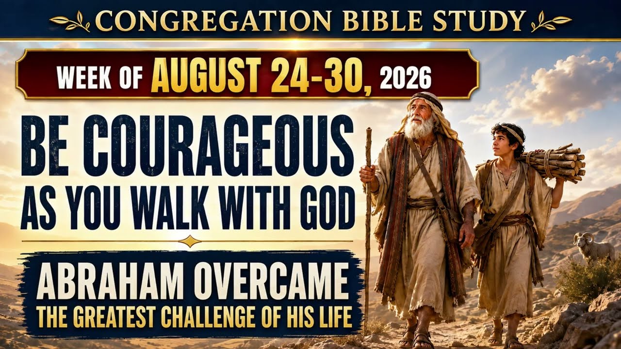 Congregation Bible Study for the week of August 24-30, 2026