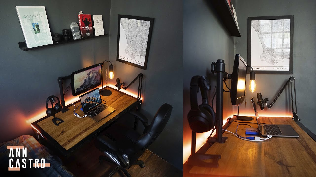 Transforma tu Habitación en un Espacio de Trabajo Moderno Estilo Minimalista.