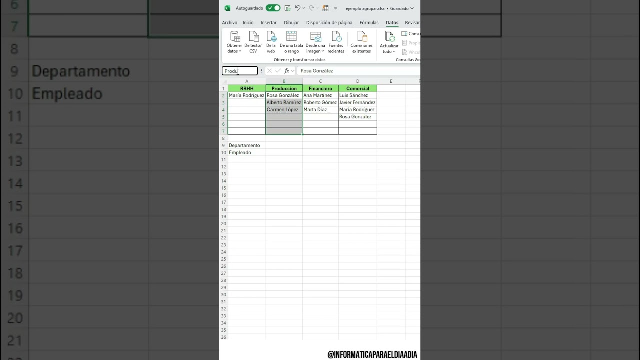 Como hacer listas desplegables dependientes de otra lista en Excel  #excel #exceltips #tutorial