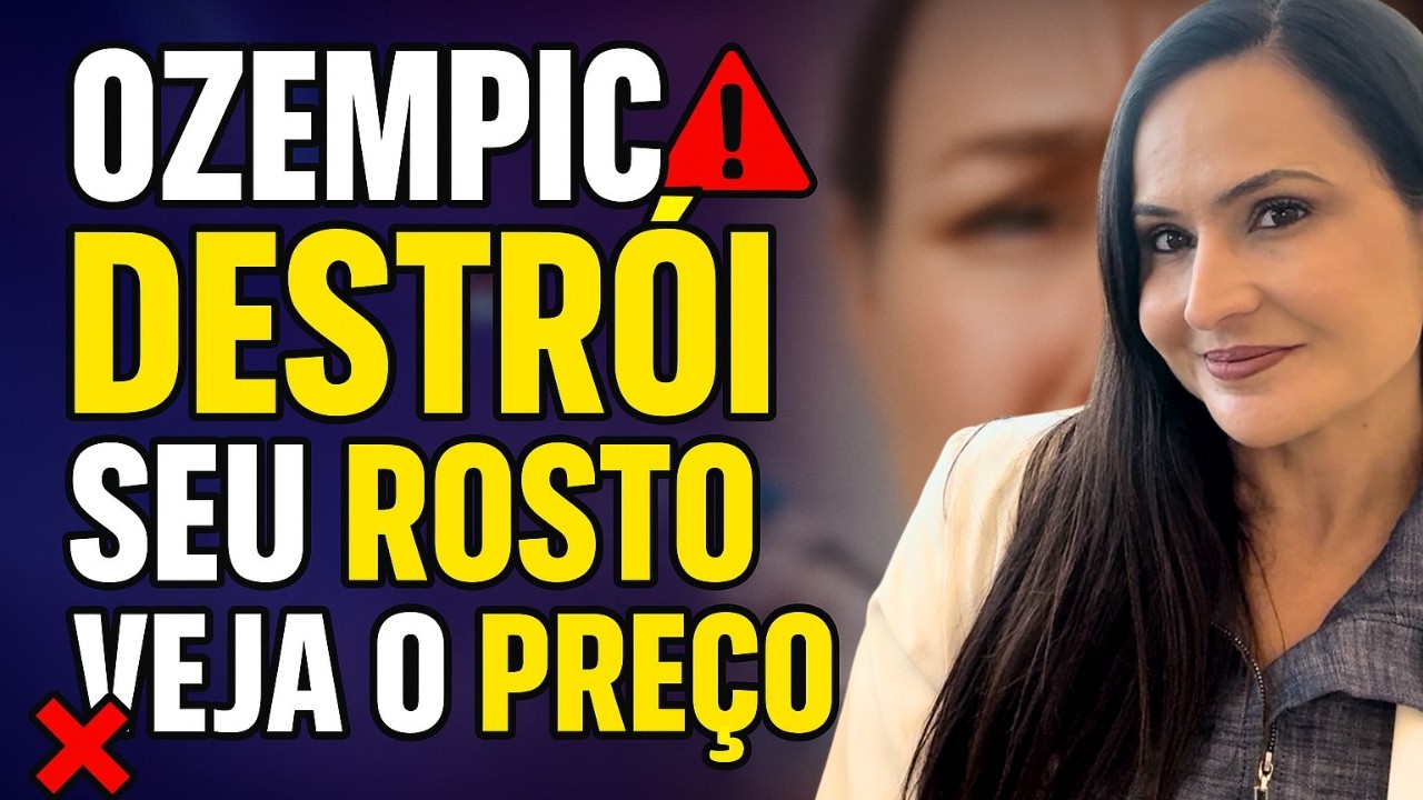 CHOCANTE: O que CANETAS EMAGRECEDORAS fazem com SEU ROSTO! ASSISTA ANTES DE USAR
