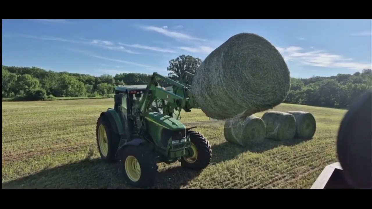 How to wrap hay from Second cutting 