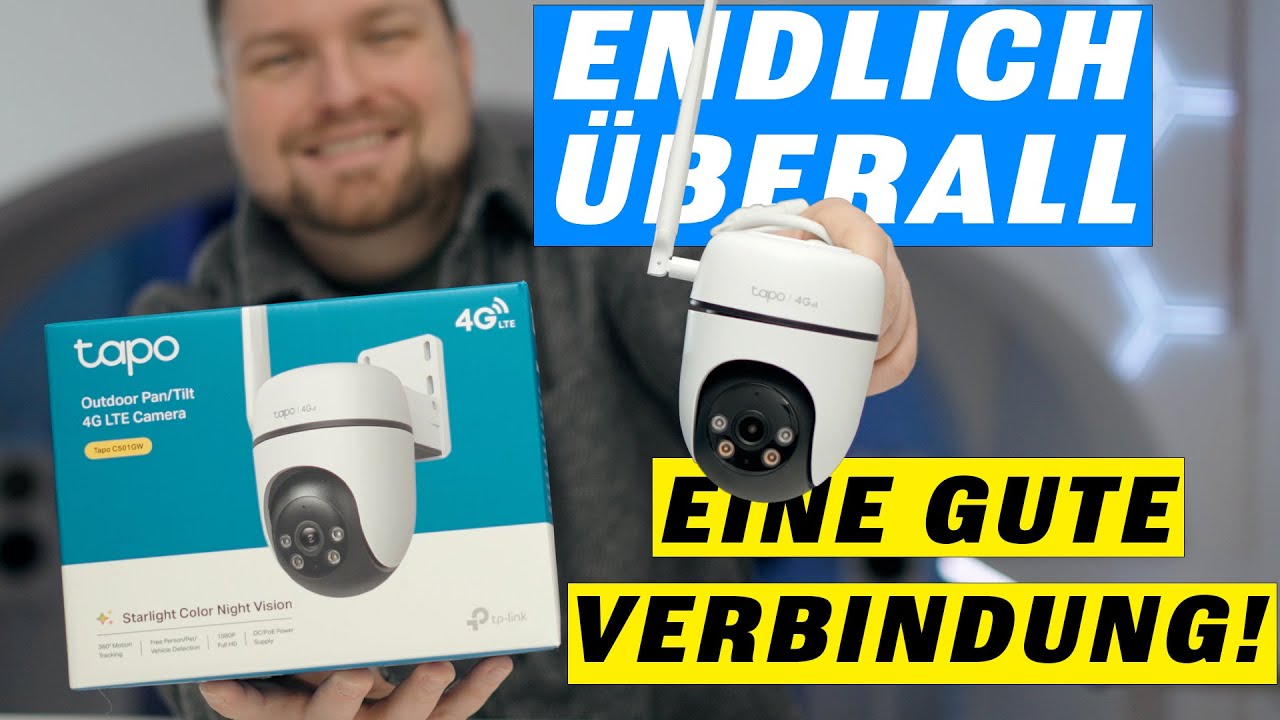 TP-Link Tapo C501GW - Outdoor 4G Kamera mit Rundumblick! Außen Sicherheitskamera im Test