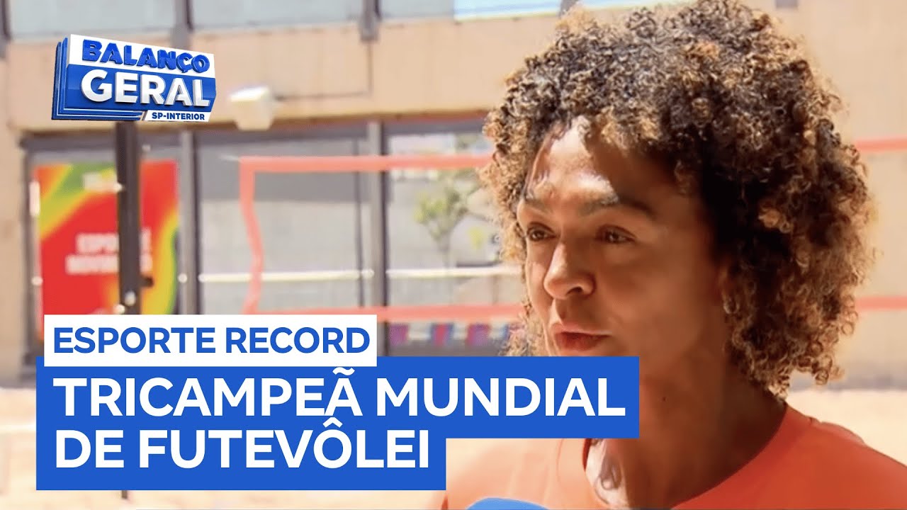 Tricampe&atilde; mundial visita Franca para dar dicas de futev&ocirc;lei e da carreira para atletas e amadores