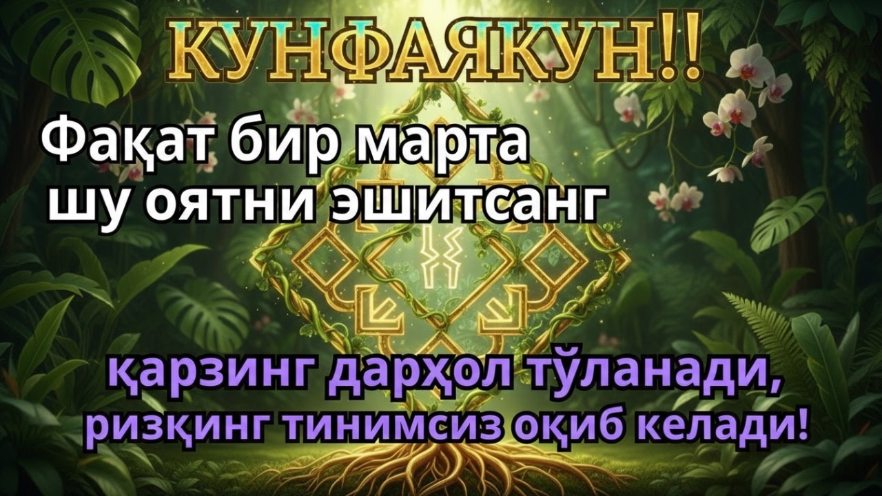 Қалбингизни Даволовчи Дуо. Мусибатда Энг Зўр Таскин Берувчи Аллоҳ Каломи 🕌😢